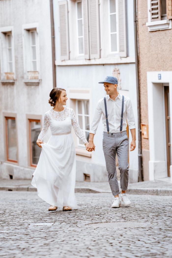 Hochzeit Paarshooting Urban Innenstadt Waldshut Tiengen