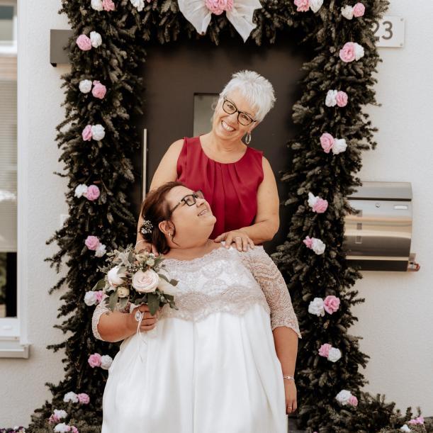 Hochzeit Lörrach Freie Trauung Braut Mit Mutter