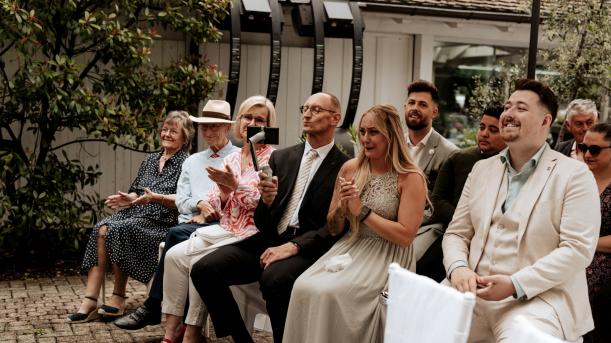 Hochzeit Gäste Bei Der Freien Trauung Mühle Binzen