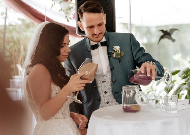 Hochzeit Sandritual Lörrach Mühle Binzen