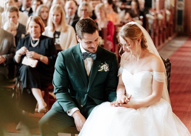 Hochzeit Lörrach Brautpaar Kirche Rötteln